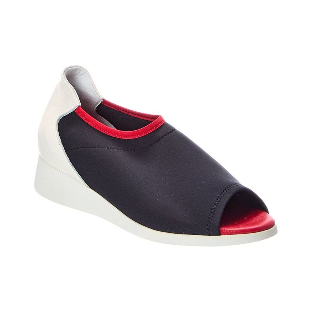 Arche Gaorey Leather Flat, Black